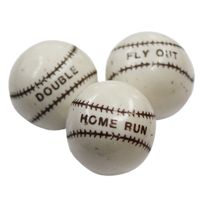 For fresh candy and great service, visit www.allcitycandy.com - Homerun Baseball Gum Balls 3 lb. Bulk Bag