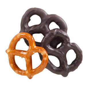 All City Candy Dark Chocolate Pretzels - 3 LB Bulk Bag Bulk Unwrapped Albanese Confectionery For fresh candy and great service, visit www.allcitycandy.com