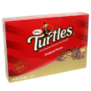 Demet's Turtles Original Pecan 2.3 oz. Gift Box - Visit www.allcitycandy.com for great candy, service and delicious treats.
