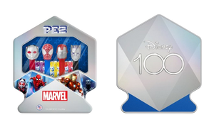 PEZ Marvel Disney 100 Years Gift Set 1.74 oz. Tin