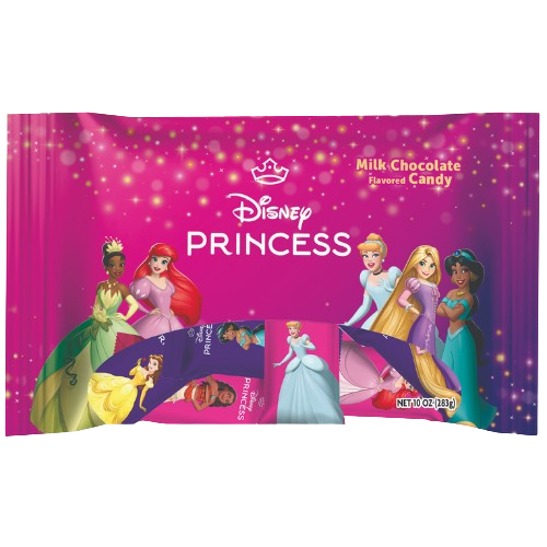 Disney Princess Milk Chocolate Mini Bars 10 oz. Bag - Discover www.allcitycandy.com for bulk candy, chocolates, gummies & seasonal sweets. Perfect for parties, gifts & everyday treats—shop your favorites now!