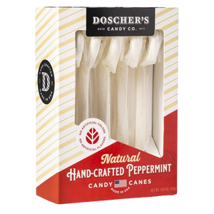 All City Candy Doscher's Handmade Natural Candy Canes - 4.05 oz. Box Christmas Doscher's Candy Co. For fresh candy and great service, visit www.allcitycandy.com