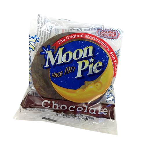 All City Candy Double Decker Chocolate MoonPie 2.75 oz. Candy Bars Chattanooga Bakery (MoonPies) 1 Piece For fresh candy and great service, visit www.allcitycandy.com