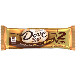 Dove Milk Chocolate Peanut Butter Eggs Share Size - 2.12 oz