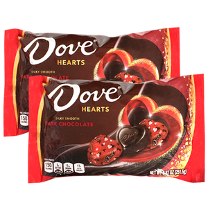 Dove Promises Hearts Dark Chocolate - 8.87-oz. Bag - Visit www.allcitycandy.com for great candy, service and delicious treats.