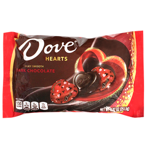 Dove Promises Hearts Dark Chocolate - 8.87-oz. Bag - Visit www.allcitycandy.com for great candy, service and delicious treats.