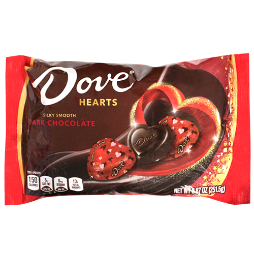 Dove Promises Hearts Dark Chocolate - 8.87-oz. Bag - Visit www.allcitycandy.com for great candy, service and delicious treats.