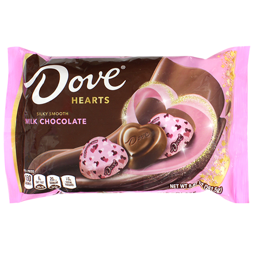 Dove Promises Hearts Milk Chocolate - 8.87-oz. Bag - Visit www.allcitycandy.com for great candy, service and delicious treats.