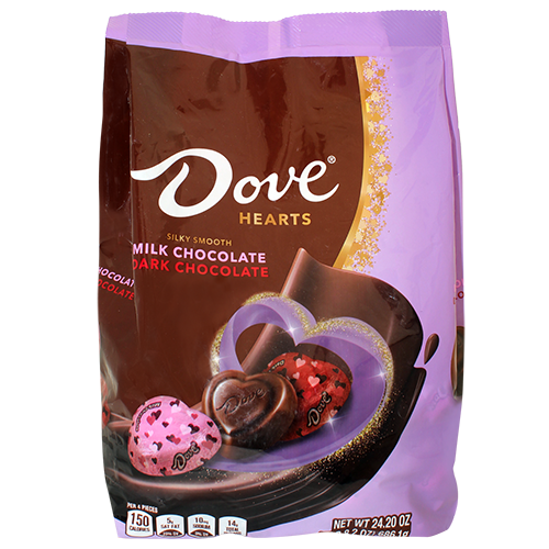 Dove Valentines Promises Mixed Hearts 24.20 oz. Bag - Visit www.allcitycandy.com for great candy, service and delicious treats.