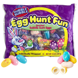 All City Candy Dubble Bubble Egg Hunt Fun 12 oz. Bag Easter Concord Confections (Tootsie) For fresh candy and great service, visit www.allcitycandy.com