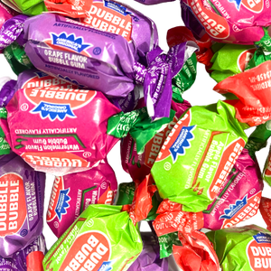 Dubble Bubble 3 Flavor Twist Bubble Gum 3 lb. Bulk Bag - All City
