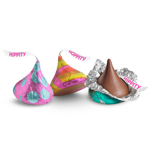 Hershey's Egg Hunt Milk Chocolate Kisses 1 lb. Bulk Bag - Visit www.allcitycandy.com for great candy, service and delicious treats.