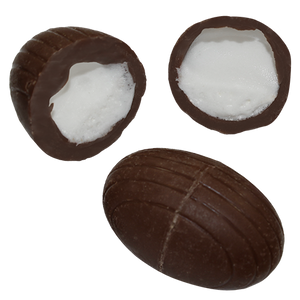 palmer coconut cream eggs Palmer Chocofluff Foil Eggs 2 lb. Bulk Bag - Individually Wrapped - Chocolate