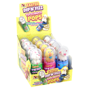 Albert's Easter Dip N' Fizz Assorted Pops 1.41 oz. - Visit www.allcitycandy.com for great candy, service and delicious treats.