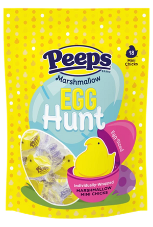 Peeps Egg Hunt 18 Count Individually Wrapped 3.17 oz. Bag . - Visit www.allcitycandy.com for great candy and delicious treats!