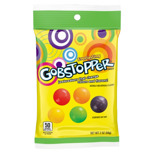 Everlasting Gobstopper Pocket Packs 2 oz. Bag - Visit www.allcitycandy.com for great candy and delicious treats! 