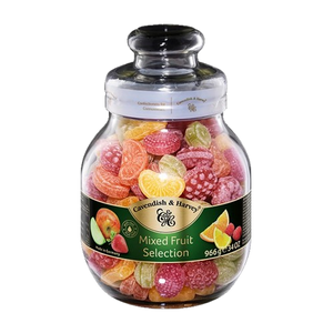 All City Candy Caverdish & Harvey Mixed Fruit Candy Jar 34 oz. Cavendish & Harvey Confectionery For fresh candy and great service, visit www.allcitycandy.com