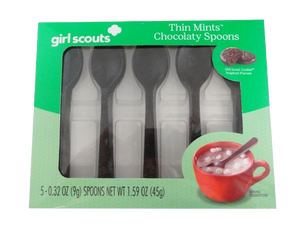 Girl Scouts Thin Mints Dark Chocolate Spoons 1.59 oz. Box