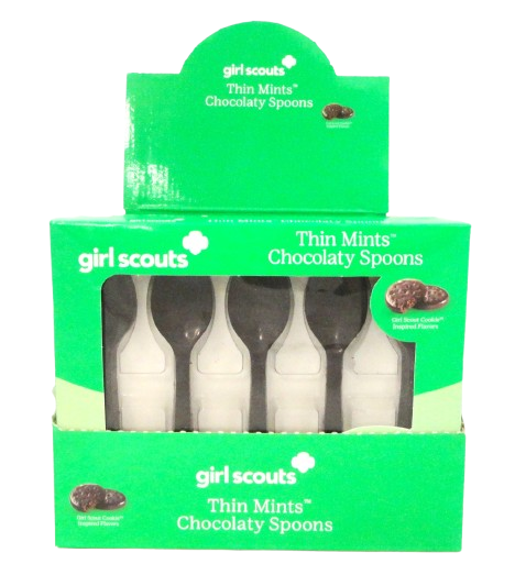 Girl Scouts Thin Mints Dark Chocolate Spoons 1.59 oz. Box