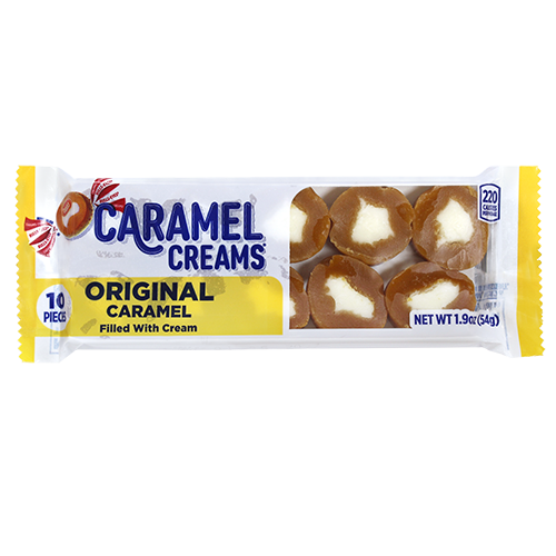 All City Candy Goetze's Original Caramel Creams Bulls-Eyes - Pack of 10 Caramel Candy Goetze's Candy Case of 20 For fresh candy and great service, visit www.allcitycandy.com
