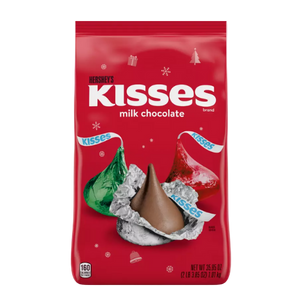 Hershey's Christmas Foil Milk Chocolate Kisses 35.85 oz. Bag - Discover www.allcitycandy.com for bulk candy, chocolates, gummies & seasonal sweets. Perfect for parties, gifts & everyday treats—shop your favorites now!