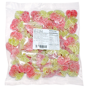 Gustaf's Sour Sanded Twin Cherries 2.2 lb. Bulk Bag