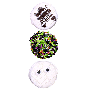 Gourmet Halloween Chocolate Dipped and Decorated Oreo 3 Pack