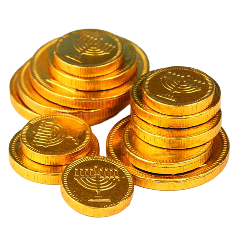 All City Candy Fort Knox Milk Chocolate Chanukah Gelt - 1.5 oz For fresh candy and great service, visit www.allcitycandy.com