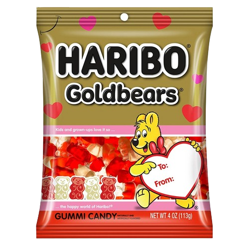 Haribo Goldbears Valentine Share Size - 4-oz. Bag