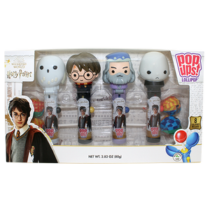 Pop Ups! Harry Potter 4 pk Gift Set 2.82 oz. Box - Visit www.allcitycandy.com for great candy, service and delicious treats.