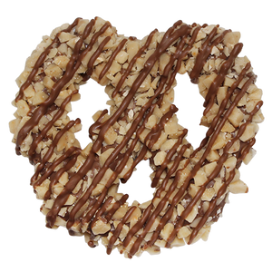 Cookies 'n' Cream Hand Dipped Pretzel Twists 12 pc. Tube - Visit www.allcitycandy.com for great candy, service and delicious treats.