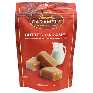 All City Candy Heavenly Caramels Butter Caramel- 4 oz. Box Halloween Heavenly Caramels For fresh candy and great service, visit www.allcitycandy.com