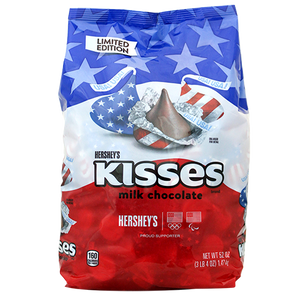 Hershey's Milk Chocolate Red White and Blue 52 oz. Bag - For fresh candy and great service, visit www.allcitycandy.com