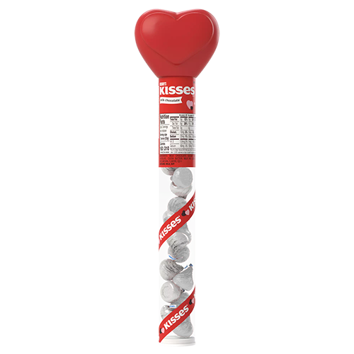 All City Candy Hershey's Milk Chocolate Kisses Valentines Cane 2.24 oz. For fresh candy and great service, visit www.allcitycandy.com