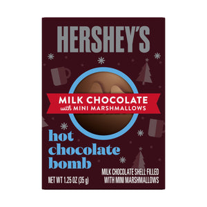 Hershey's Milk Chocolate Hot Chocolate Bomb 1.25 oz. For fresh candy and great service, visit www.allcitycandy.com
