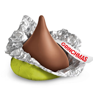 Hershey's Milk Chocolate Grinch Kisses 2.08 oz. Stocking Stuffer For fresh candy and great service, visit www.allcitycandy.com