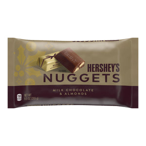 Hershey's Nuggets Milk Chocolate and Almonds 9.5 oz. Bag. For fresh candy and great service, visit www.allcitycandy.com