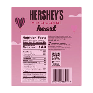 Hershey's Solid Milk Chocolate Valentine Heart - 5 oz