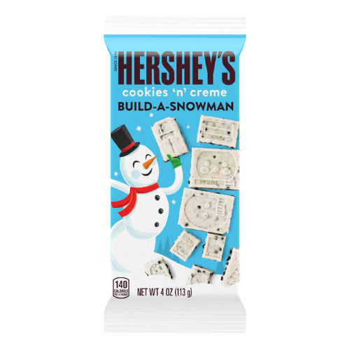 Hershey's Cookies n Creme Build A Snowman 4 oz. Christmas Hershey's For fresh candy and great service, visit www.allcitycandy.com