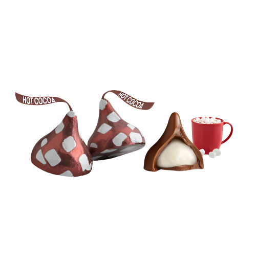 Hershey's Kisses Hot Cocoa Flavor 9 oz. Bag - Visit www.allcitycandy.com  for great candy and delicious treats! 