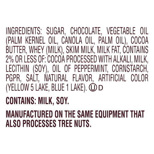 Hershey's Kisses Mint Truffle Dark Chocolate 9 oz. Bag - Visit www.allcitycandy.com for great candy and delicious treats! 