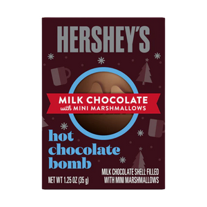 Hershey's Milk Chocolate Hot Chocolate Bomb 1.25 oz. Christmas Winter For fresh candy and great service visit www.allcitycandy.com