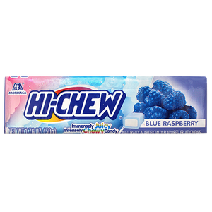 Hi-Chew Blue Raspberry Fruit Chews 1.76 oz. Pack - Visit www.allcitycandy.com for great candy, service and delicious treats.
