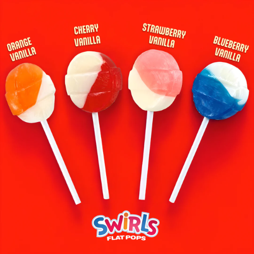 Dum Dum Swirls Halloween Flat Pops 7.1 oz. Bag - Discover www.allcitycandy.com for bulk candy, chocolates, gummies & seasonal sweets. Perfect for parties, gifts & everyday treats—shop your favorites now!