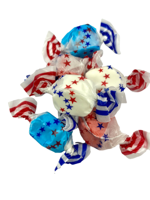All American Red White & Blue Salt Water. For fresh candy and great service, visit www.allcitycandy.com