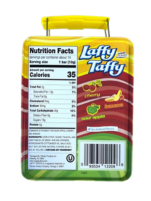 Laffy Taffy Themed Tin Lunchbox. For fresh candy and great service, visit www.allcitycandy.com