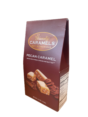 Heavenly Caramels - 4 oz. Boxes. For fresh candy and great service, visit www.allcitycandy.com