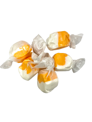 All City Candy Orange Vanilla Salt Water Taffy - 3 LB Bulk Bag Bulk Wrapped Sweet Candy Company For fresh candy and great service, visit www.allcitycandy.com