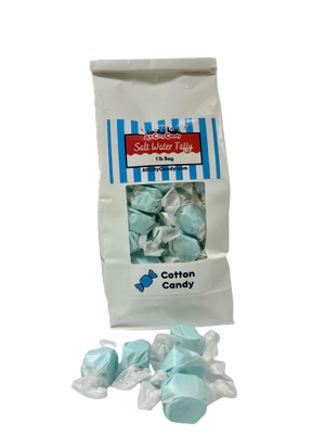 Cotton Candy Salt Water Taffy. For fresh candy and great service, visit www.allcitycandy.com