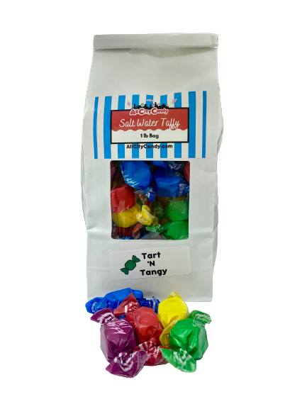 Tart 'N Tangy Salt Water Taffy - For fresh candy and great service, visit www.allcitycandy.com